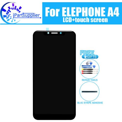 Elephone A4 LCD Display+Touch Screen 100% Original Tested LCD Digitizer Glass Panel Replacement For Elephone A4