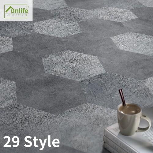 Funlife® Hexagon Floor Stickers Wall Stickers Bathroom kitchen Backsplash Vinyl Waterproof Self-Adhesive Anti-Slip Home Decor