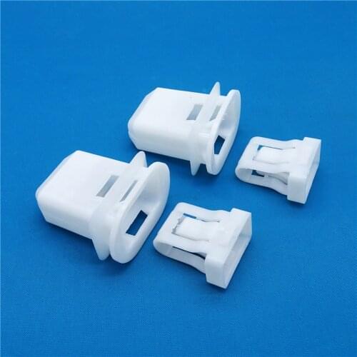 2Pcs Car Fastener Clips Retainer Dedicated Rear Seat Fixed Cushion Pad White Clip Buckle For Audi Q7 A4 S4 A5 A6 RS4 RS5 RS6 RS7