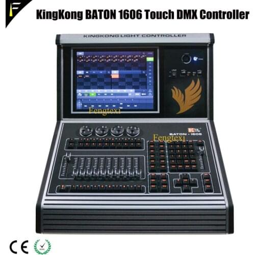 KK-BATON1606 DMX512 2048 Channels 12.1 inch Touch Screen Intelligent Controller Console Stage Light Show Program Set Controller