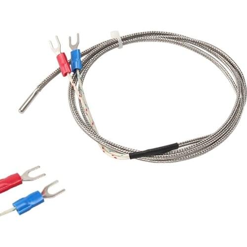 MEGA 2pcs/1pc 3*15*1000mm K Type Thermocouple High Temperature Sensor Cable 0-600℃ 3D printer Industrial Temperature Controller