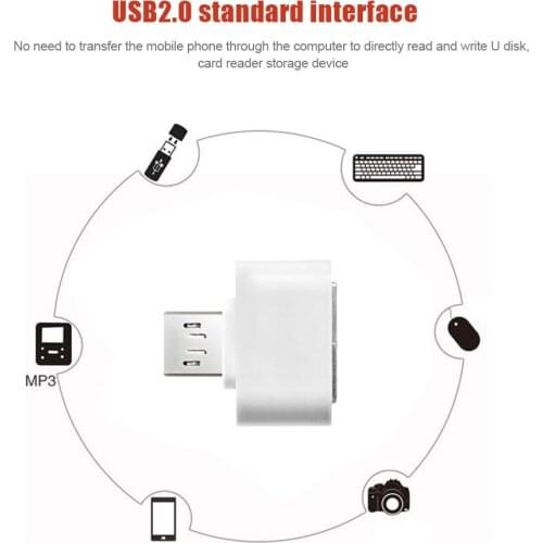 Micro USB OTG Adapter Converter For Samsung Huawei Android Smart Phone USB2.0 Type C Female For Gamepad Keyboard U-disk