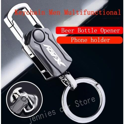 Multifunctional metal keychain key ring bottle opener for HONDA X ADV150 750 XADV X-ADV XADV750 2021 motorcycle Accessories
