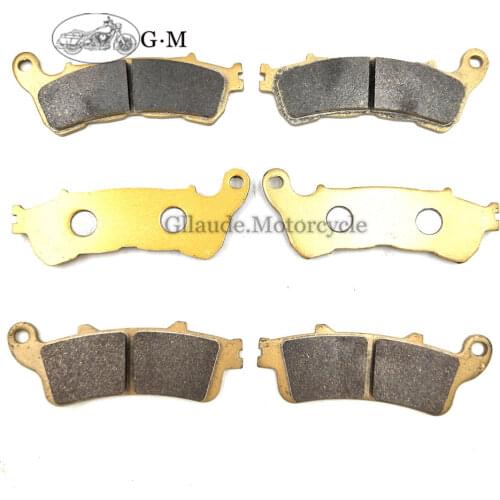 Motorcycle Front / Rear Brake Pads sets For Honda Pan European ST 1300 Non ABS Model 2008-2009 ST 1300 A ABS Model 2008-2017