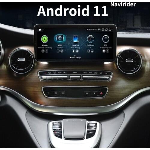 12.3" Multimedia Video Player Android 11 Car Radio For Benz V Class V260 V250 W447 GPS 2016 2017 2018 Android Navigation