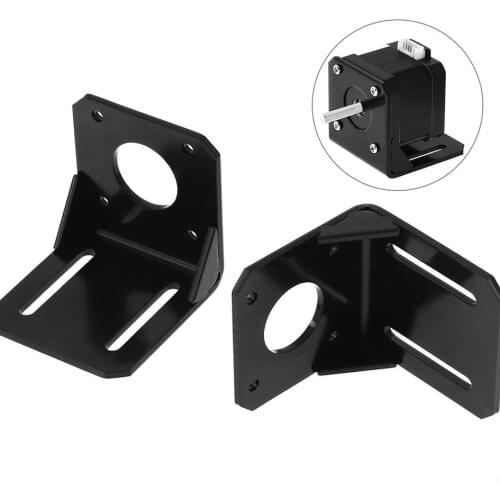NEMA 17 Steppr Motor Accessories Bracket Support Mounting L Type Bracket Mount 42 Stepping Stepper Motor Nema17 Motor Holder