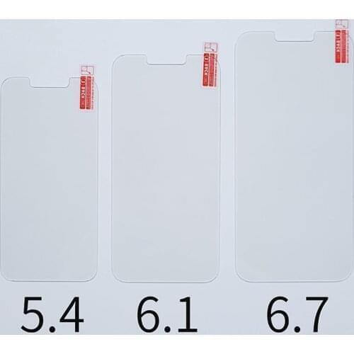 Wholesale 600pcs/lot transparent clear Tempered Glass Screen Protector 5.4/6.1/6.7inch for iphone13 13mini 13pro 13 pro max