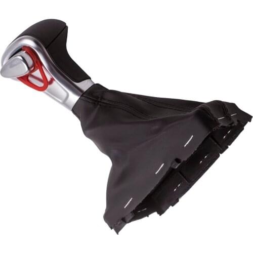 Gear Shift Knob Leather Boot Cover For Audi A3 A4 A6 C6 2006-2011 8KD713139B