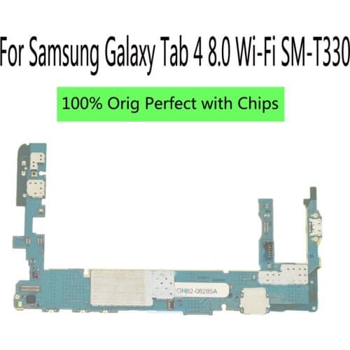 Shyueda 100% Original 99% New AAA+ For Samsung Galaxy Tab 4 8.0 Wi-Fi SM-T330 motherboard Mainboard Logic Board + Chips