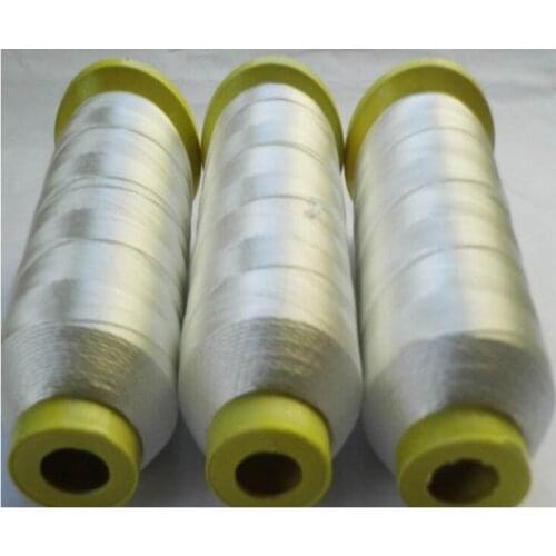 PTFE glass fiber line high temperature resistant flame retardant sewing thread beige 0.25/0.5mm insulated wire 226g/roll