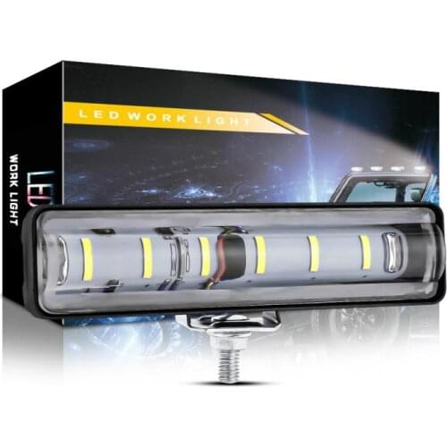 LED Headlights 12-60V 6500k For Auto Motorcycle Truck Boat Tractor Trailer Offroad Work Light 18W LED Work Light Projector Car