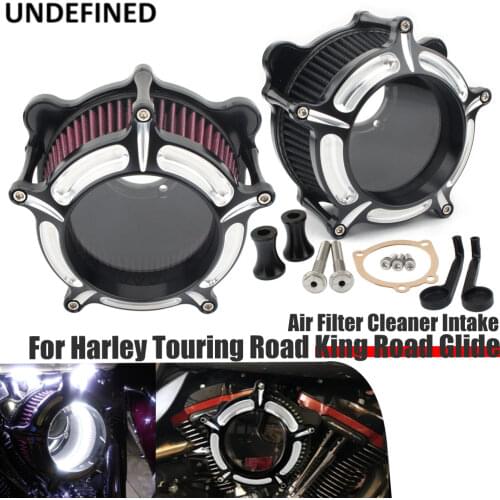 Air Filter Motorcycle CNC Intake Air Cleaner System Kit for Harley Touring Electra Glide Street Glide Dyna Twin Cam Softail
