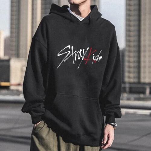 Harajuku Korean Style Kpop Straykids Stray Kids Album Women Hoodies Sweatshirt Korean Fashion Patchwork Long Sleeve Streetwear