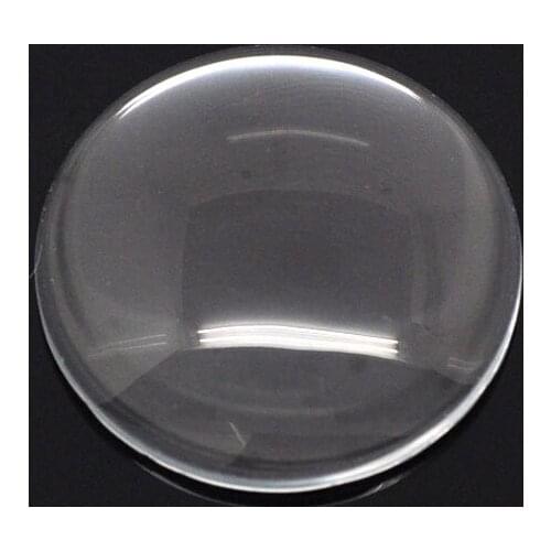 10 Clear Round Transparent Cabochon Glass Dome Tile Seals Cabochon Photo Craft Jewelry Make DIY Findings 30mm