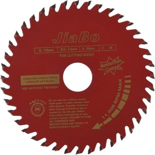 110mm Diameter 40T Rotary T.C.T Metal Saw Blade for Wood Cutting