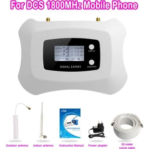 1800mhz repeater 2g 4g mobile signal booster with with LCD