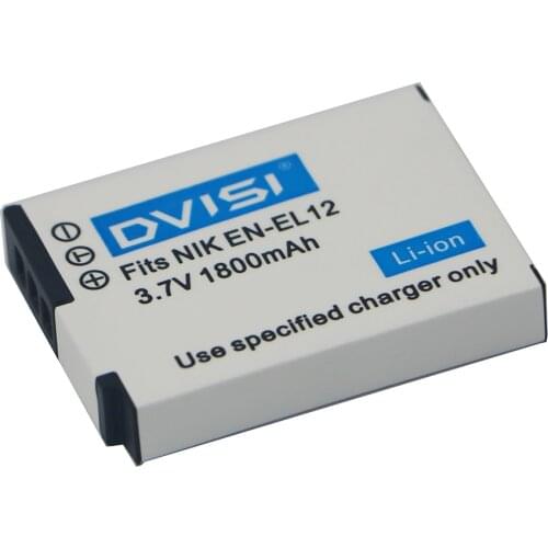 1800mAh EN-EL12 ENEL12 EN EL12 Battery for Nikon COOLPIX S630 S610 S640 S1000 S1200pj S31 S6000 S6100 S6150 AW120s P340 S960