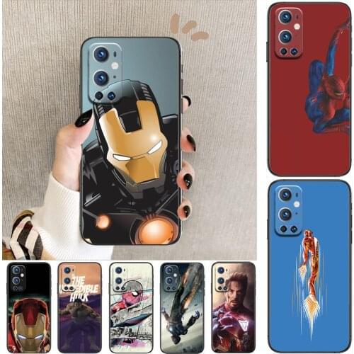 Marvel Iron Man Spiderman For OnePlus Nord N100 N10 5G 9 8 Pro 7 7Pro Case Phone Cover For OnePlus 7 Pro 1+7T 6T 5T 3T Case