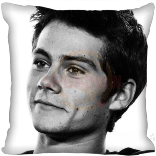Custom Dylan O'brien Pillow Case zipper 35x35cm 40x40cm 45x45cm 60x60cm two sides pillowcase Custom your image