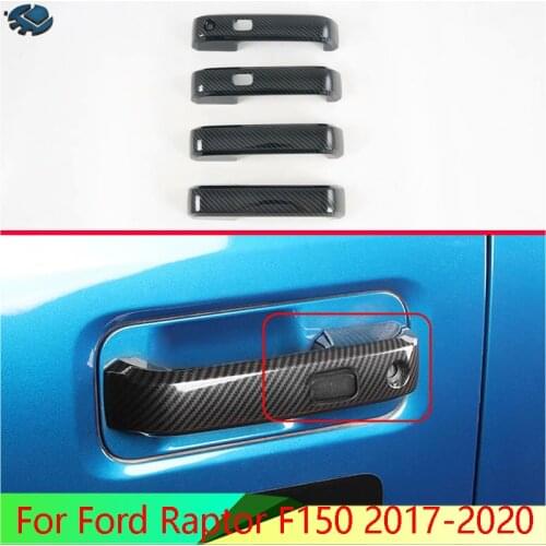 For Ford Raptor F150 2017-2020 Car Accessories ABS Door Handle Cover Cap Trim Molding