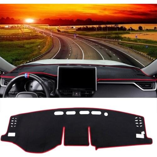 For Toyota LHD RAV4 RAV-4 XA50 2019 2020 Accessories Car Dashboard Cover Mats Avoid Light Pad Instrument Platform Desk Carpets