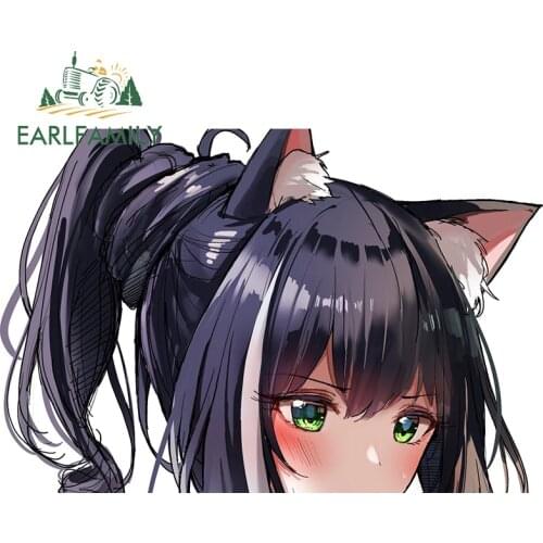 EARLFAMILY 13cm x 8.7cm for Karyl Car Stickers Fashionable Simple Decals Creative Scratch-Proof Caravan Trunk Decor Car Label