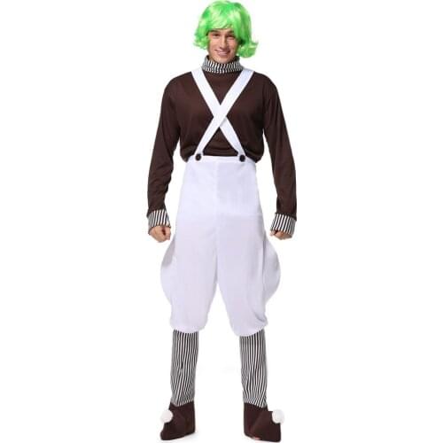 Halloween Adult Stripe Whitewasher Costume Animation Navy Sailor Sling Suit Cosplay