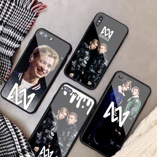 Marcus Martinus Printing Tempered Glass Phone Case For iPhone 6 6plus 7 plus 8 8plus 5 5S 5C SE For iPhone X XS XR XS Max