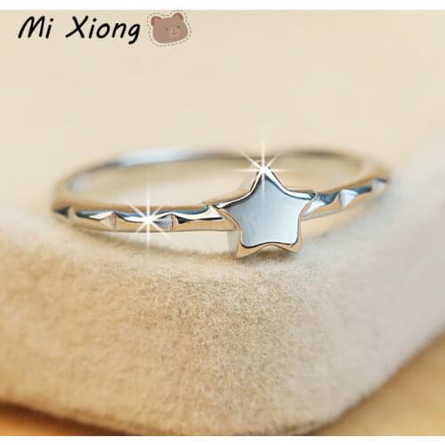 Mi Xiong s925 sterling silver designer original stars unique craftsmanship fresh and elegant charm fairy brand jewelry