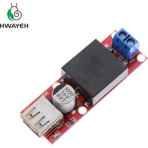 1Pcs 5V USB Output Converter DC 7V-24V To 5V 3A Step Down Buck KIS3R33S Module KIS-3R33S DropShipping30488