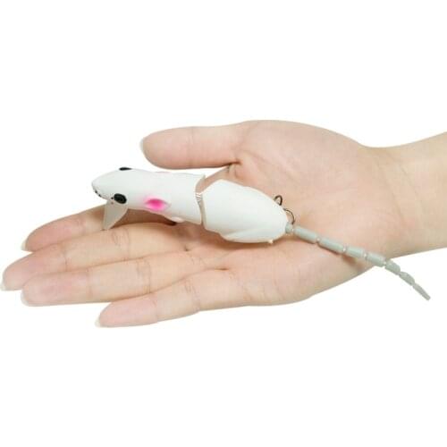 15.5g Topwater Mouse Bait Fishing Lure Simulation Fishing Tackle Minnow Lure Swimbait Hard Artificial Fishing Bait for pike bass