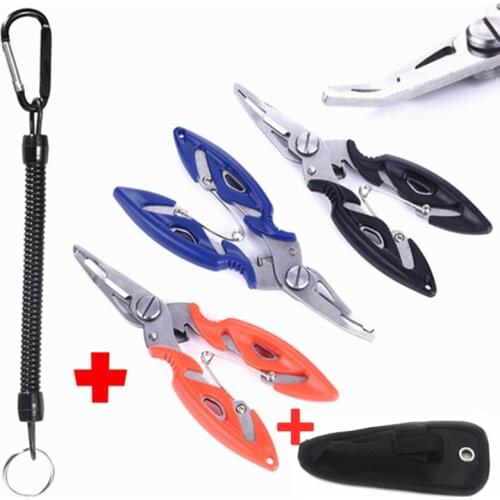 Fishing Pliers Fish Line Cutter Scissors Mini Fish Hook Remover Tool Multifunction Scissor With Lanyards Ropes Fishing Equipment