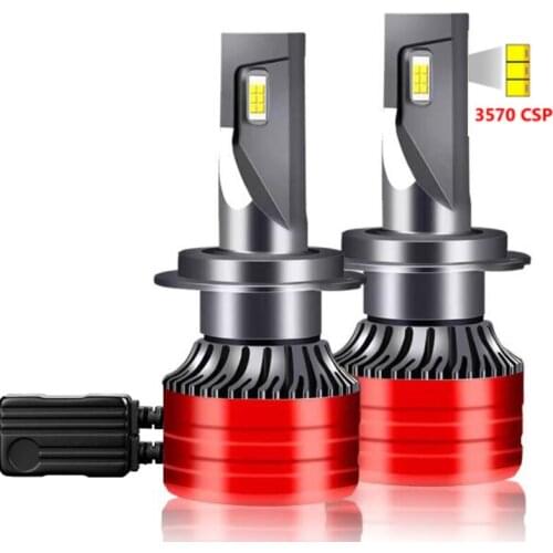 H4 H7 LED Canbus Bulb Car Headlight H1 H8 H9 H11 4300K 5000K 6500K 8000K Auto Fog Lamp Car Accessories Bulbs Automobiles 12V 24V