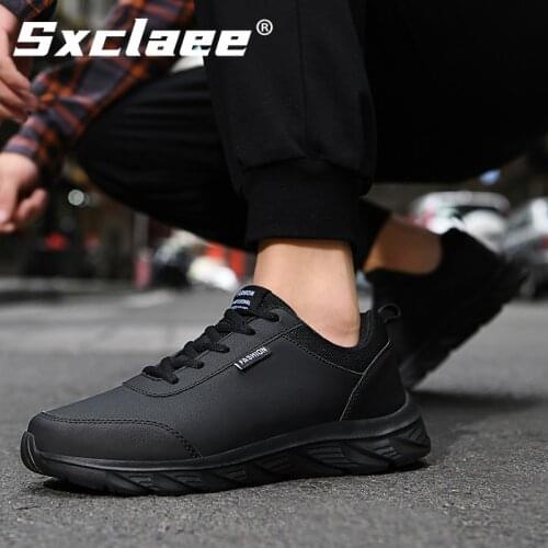 Sxclaee Men's Waterproof Sneakers