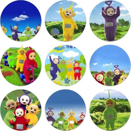 Teletubbies Icons Pins Badge Decoration Brooches Metal Badges For Clothes Backpack Decoration 58mm