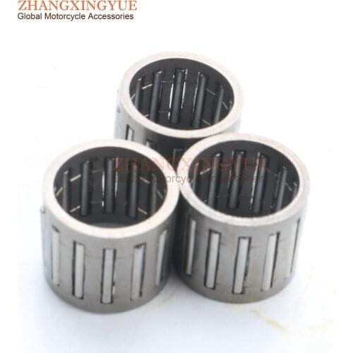 3pc Needle Roller Bearings [Standard] Crankshaft / Piston 13X16X14MM for 2-stroke Scooter Motorcycle Karting Motocross