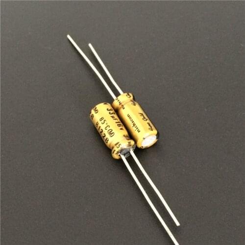 5pcs/50pcs 33uF 16V NICHICON FG(Fine Gold) 5x11mm 16V33uF Muse Top Grade Audio Capacitor