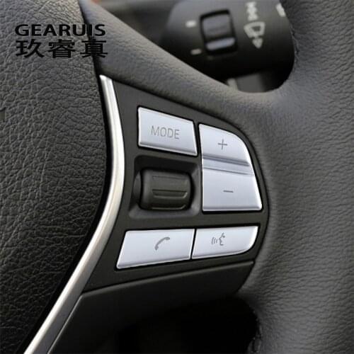 For BMW 1 2 3 4 Series 3GT F20 F21 F30 F32 F34 Car Steering Wheel Switch Control Buttons Trim Cover Sticker Interior Accessories