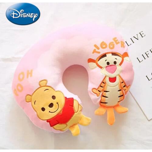 Disney Cute Cartoon Pooh Tigger Tigger U-shaped Pillow Travel Neck Pillow Nap Pillow Neck Protective Pillow