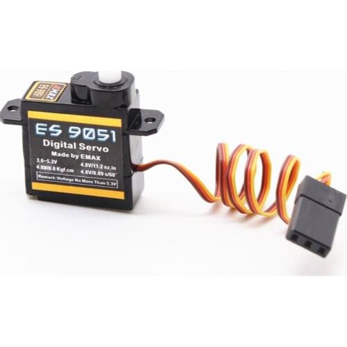 Emax ES9051 4.3g 3D F3P Indoor Aircraft High Sensitivity Micro Digital Servo For Fixed Wing Drone / Model Airplane Accessories