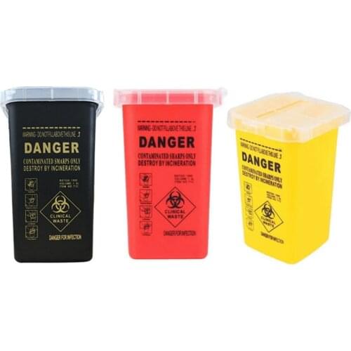 Tattoo Supplies Discard Storage Container Disposable Sharps Needle Tips Waste Box Tattoo Accessories Buckets Trash Can
