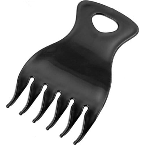 Creative DIY Styling Fork Comb Wide Tooth Oil Head Comb Professional Hairbrush Texture Combs Hairdressing Hair Styling Tools