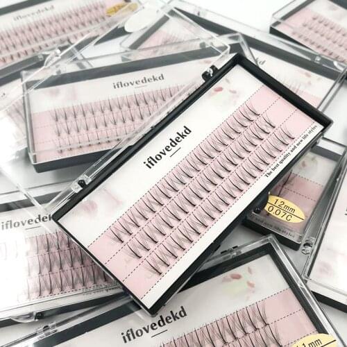 20D/30D Mink Super Cluster Eyelash Extension Natural 3D Russian Volume Faux Eyelashes Individual Lashes Makeup