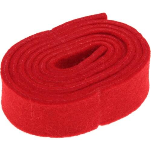 Piano Tuning Mute Temperament Strip Red 100x2.5x0.3cm Wool Felt