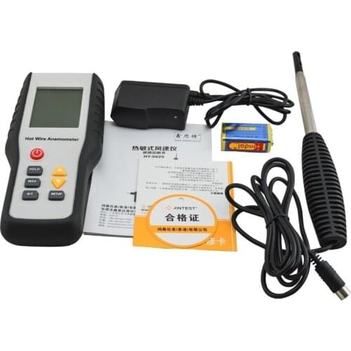 High Sensitivie Portable Wind Speed Meter HT-9829 Thermal Anemometer Anemometro Measuring Instrument Tacometro Tachometer
