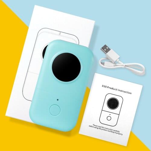 Phomemo D30 Label Printer Portable Pocket Label Printer Bluetooth Thermal Label Printer Fast Printing Home Use Office