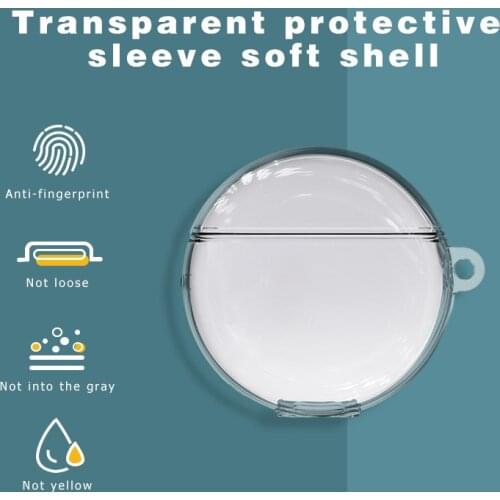 Clear Case For Huawei Freebuds 4 Case Transparent Cover Protective Cover Bumper Shookproof Bluetooth Earphone Case For Freebuds4