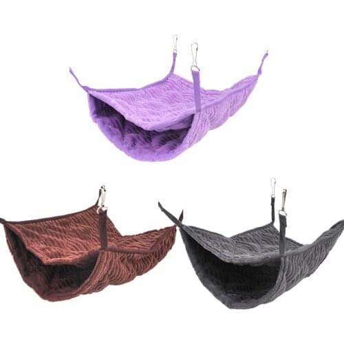Luxury Double Bunkbed Hamster Hammock Hanging Guinea Pigs Sugar Glider Ferret Sleeping Bed Nest Cage Swing Toys