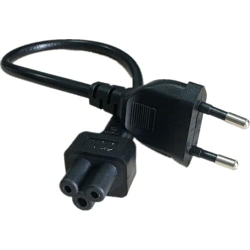 CEE7/16 Plug to IEC 320 C5 Power Cable For Notebook Power Supply,Short VDE Power Adaptor Cord
