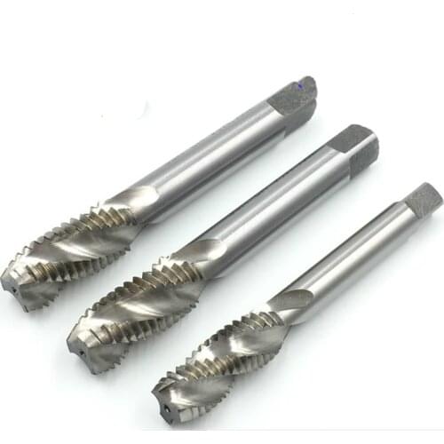Spiral tap taps M3M4 M5 M6 M8 M10 M12 blind hole taps containing cobalt tip taps